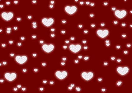 Pattern love valentine