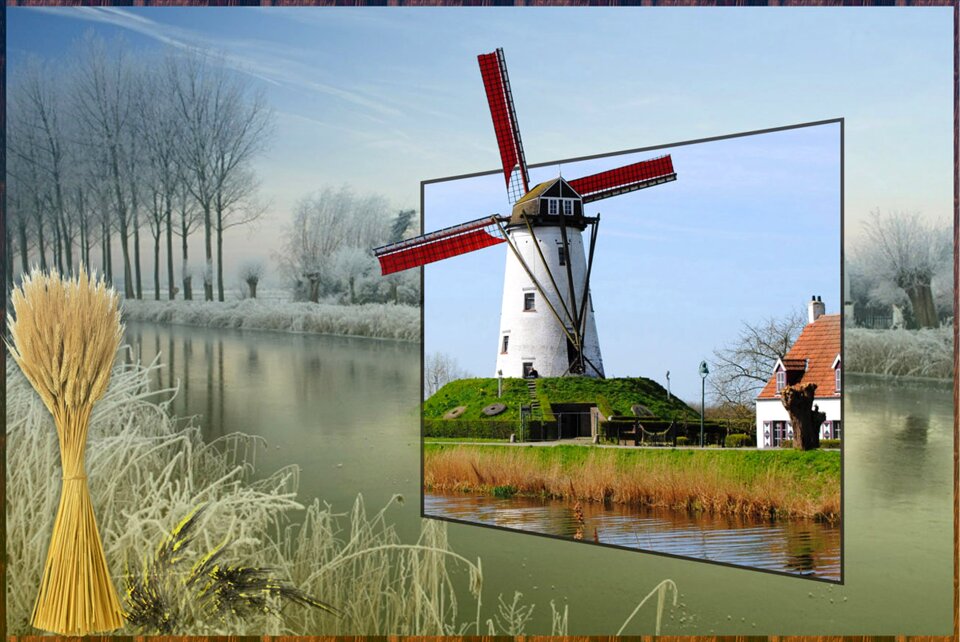 Damme wind mill Free illustrations