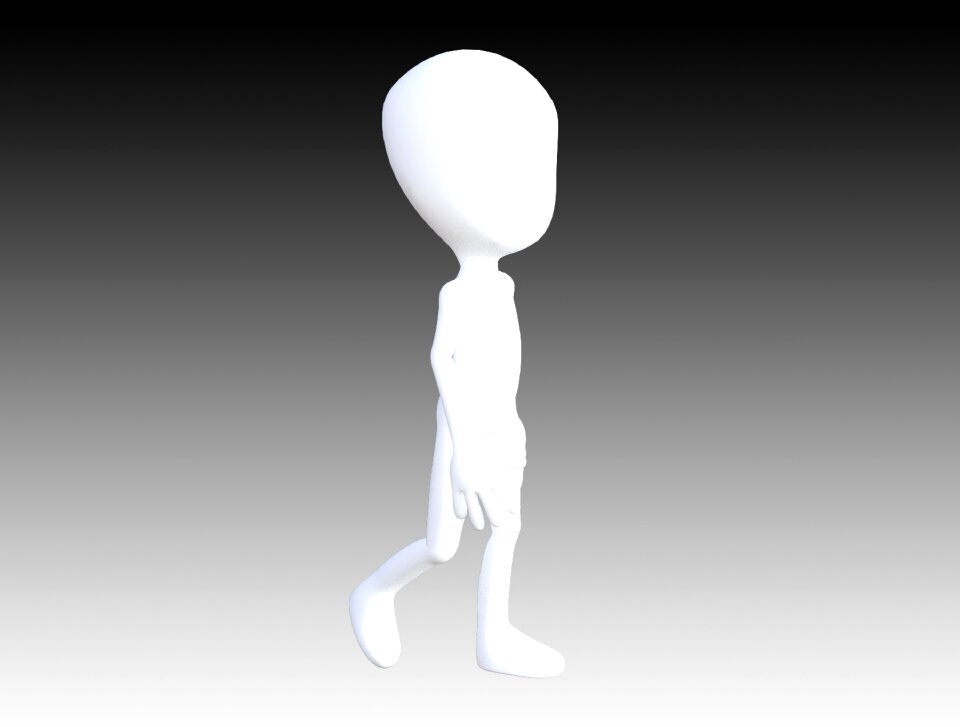 Character human gray human