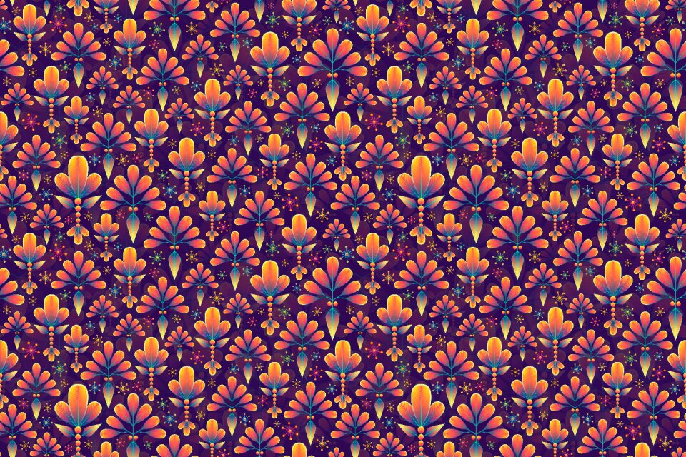 Bright colorful petal