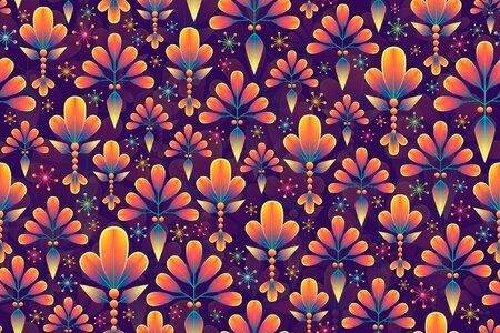 Bright colorful petal