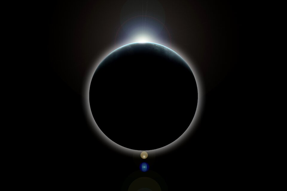 Earth space star