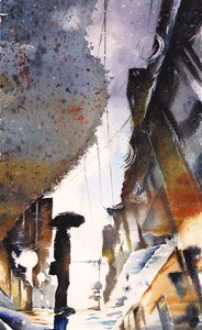 Nature baekjunseung watercolor landscape