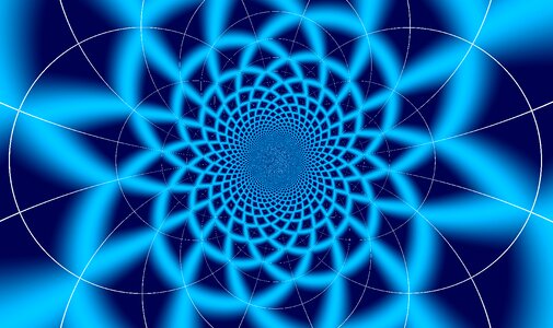 Pattern blue bright