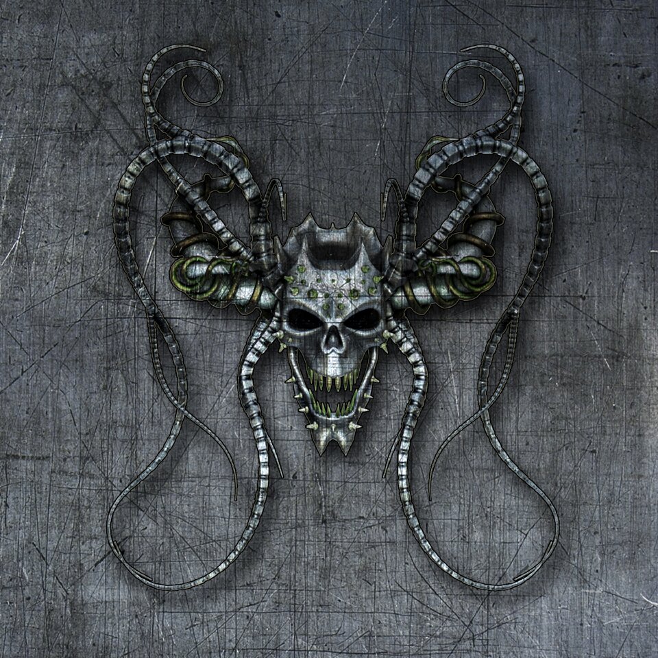 Scary gothic dark