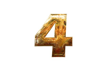 Digit golden glass