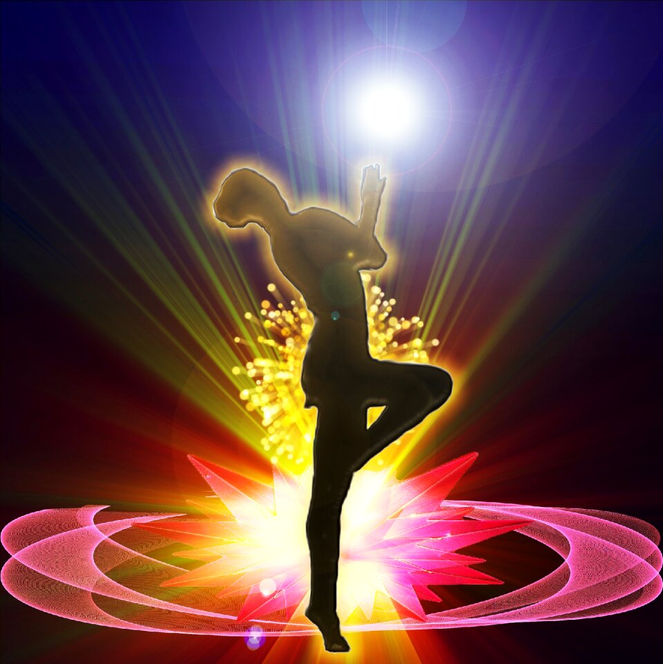 Glamour spotlight stage