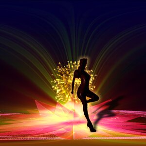 Show spotlight woman