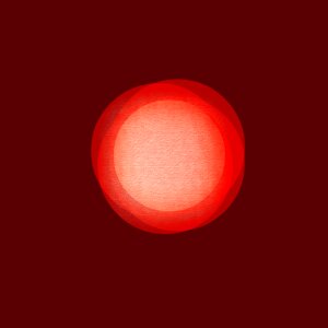 Modern orange round