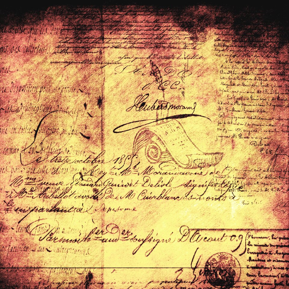 Background document decorative