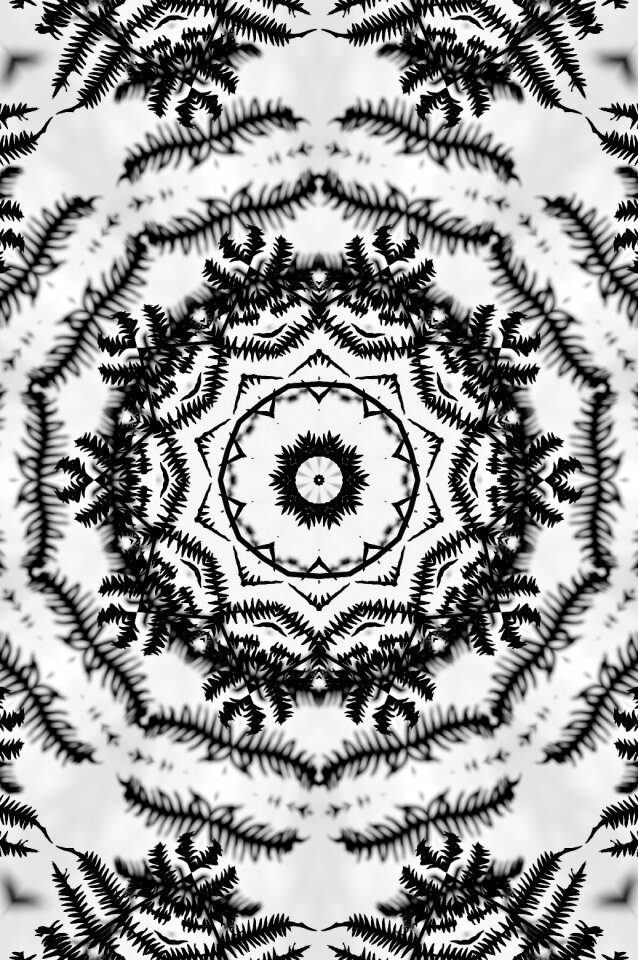 Kaleidoscope circle repetition