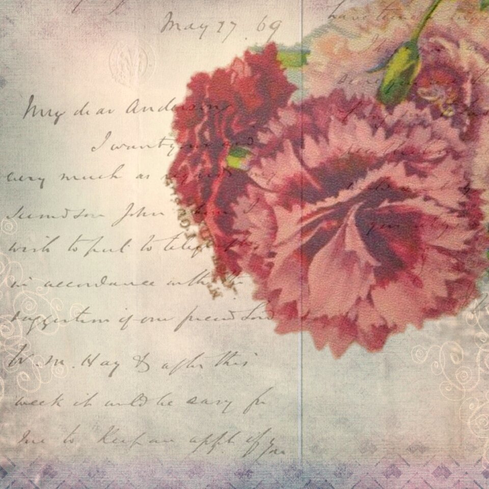 Calligraphy vintage grunge