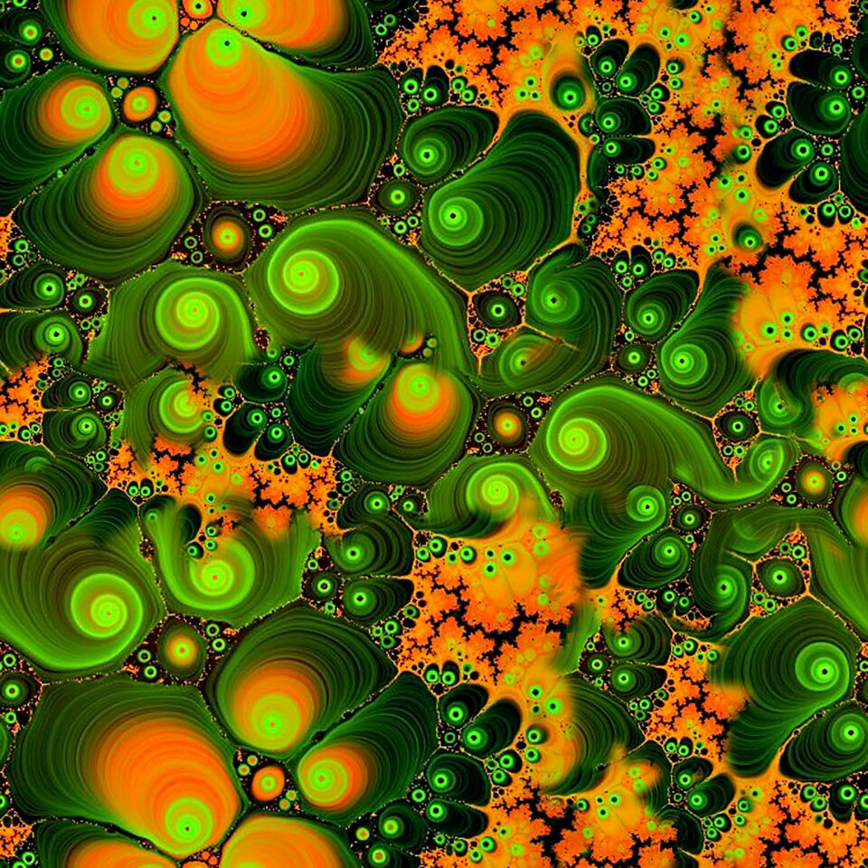 Fantasy colorful seamless