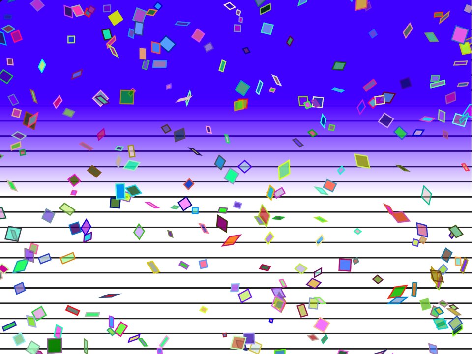 Birthday party colorful