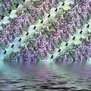 Water scrapbooking paper