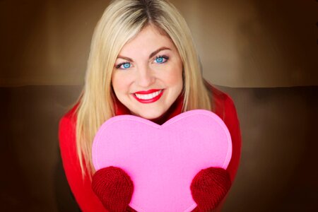 Heart girl love