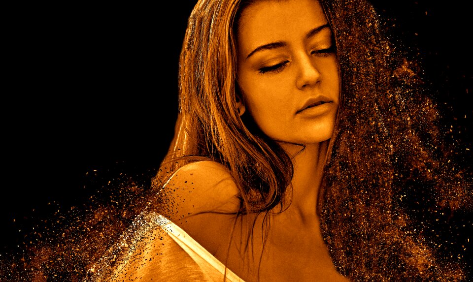 Female hair young Free digitallymade illustrations on