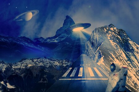 Space alien cosmos