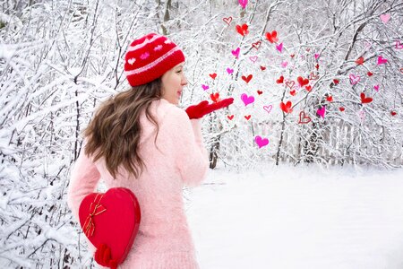 Pretty girl love red