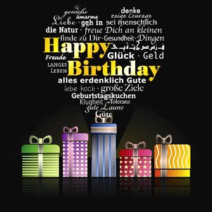 Made happy birthday luck