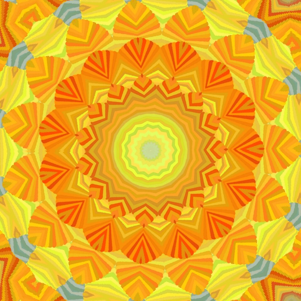 Abstract yellow bright