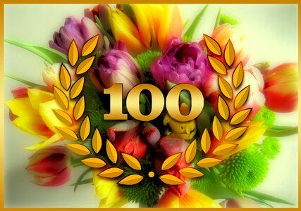 Commemorate bouquet of flowers gold