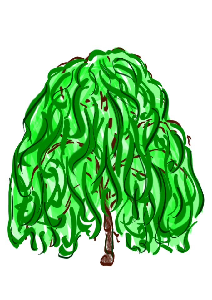 Environment painting green painting