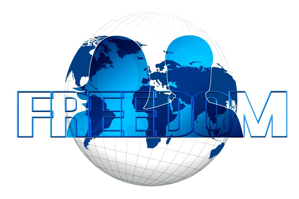 Woman globe global