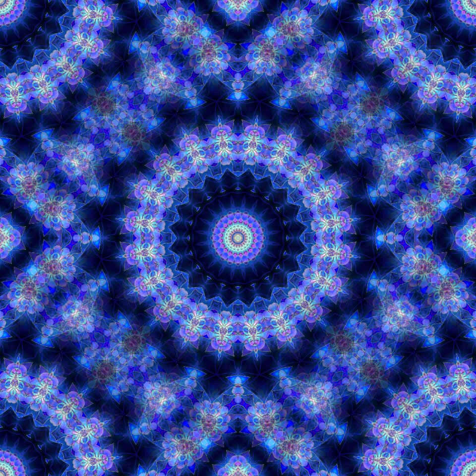 Seamless tile kaleidoscope