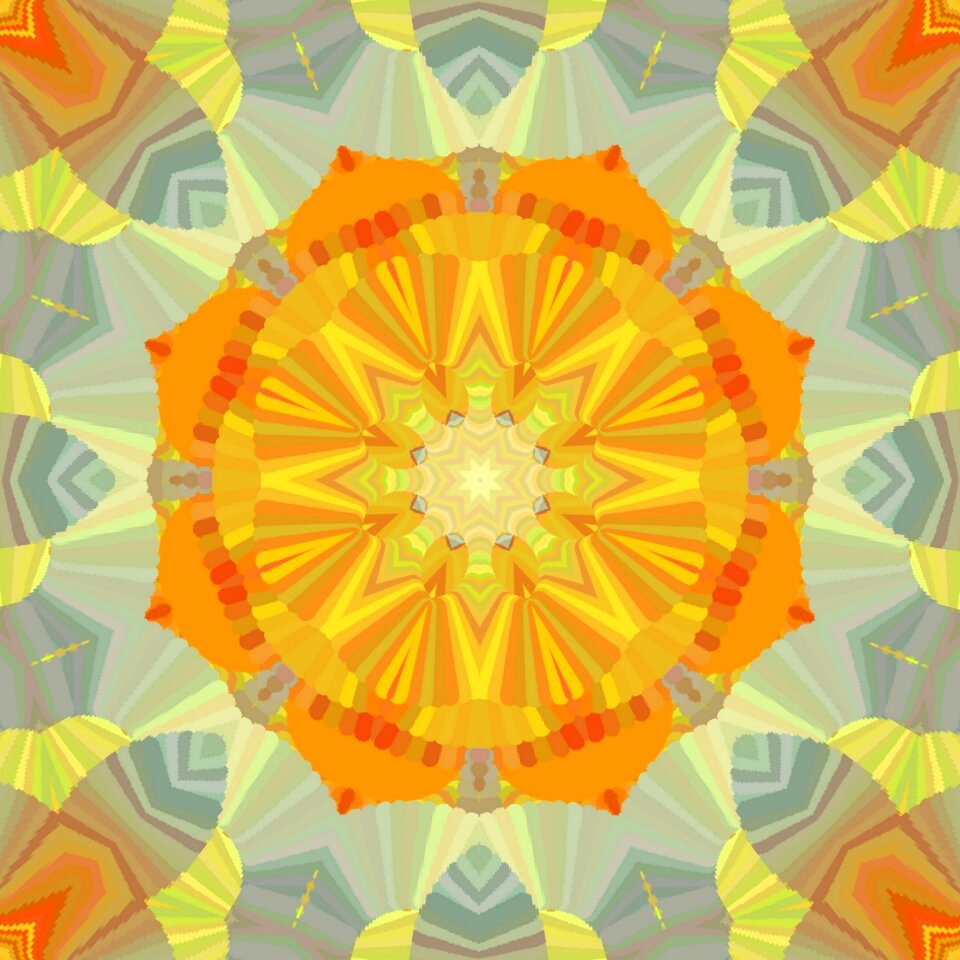 Abstract yellow bright