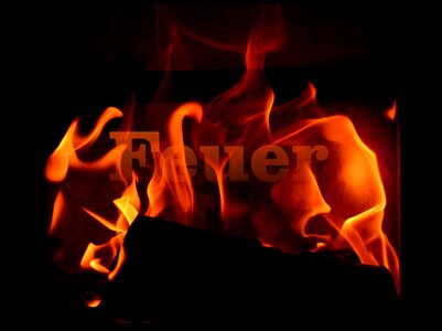 Hot oven wood fire