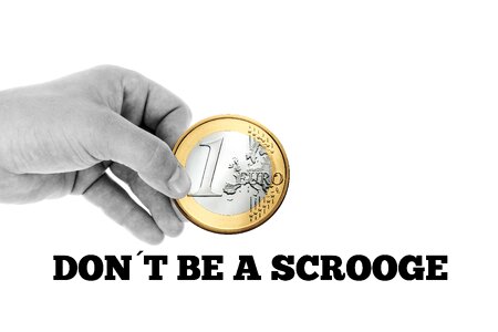 Finger euro coin
