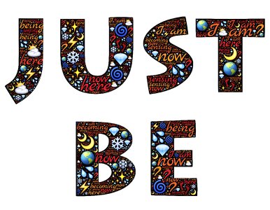 Word image word art being