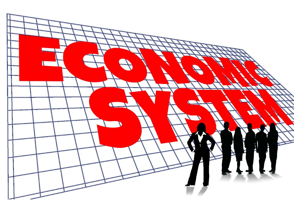 Businesswoman system economy