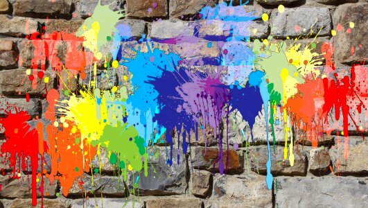 Colors graffiti art of the cities