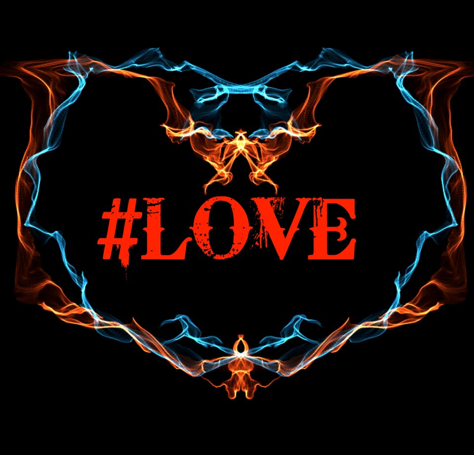 Heart abstract red