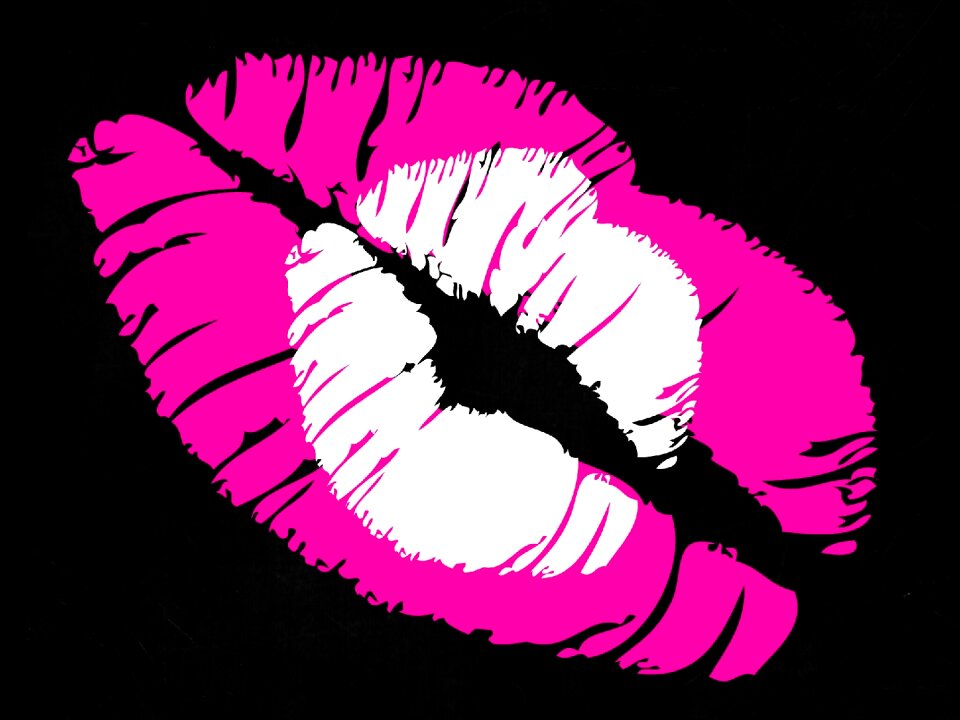 Tasty black lips Free illustrations