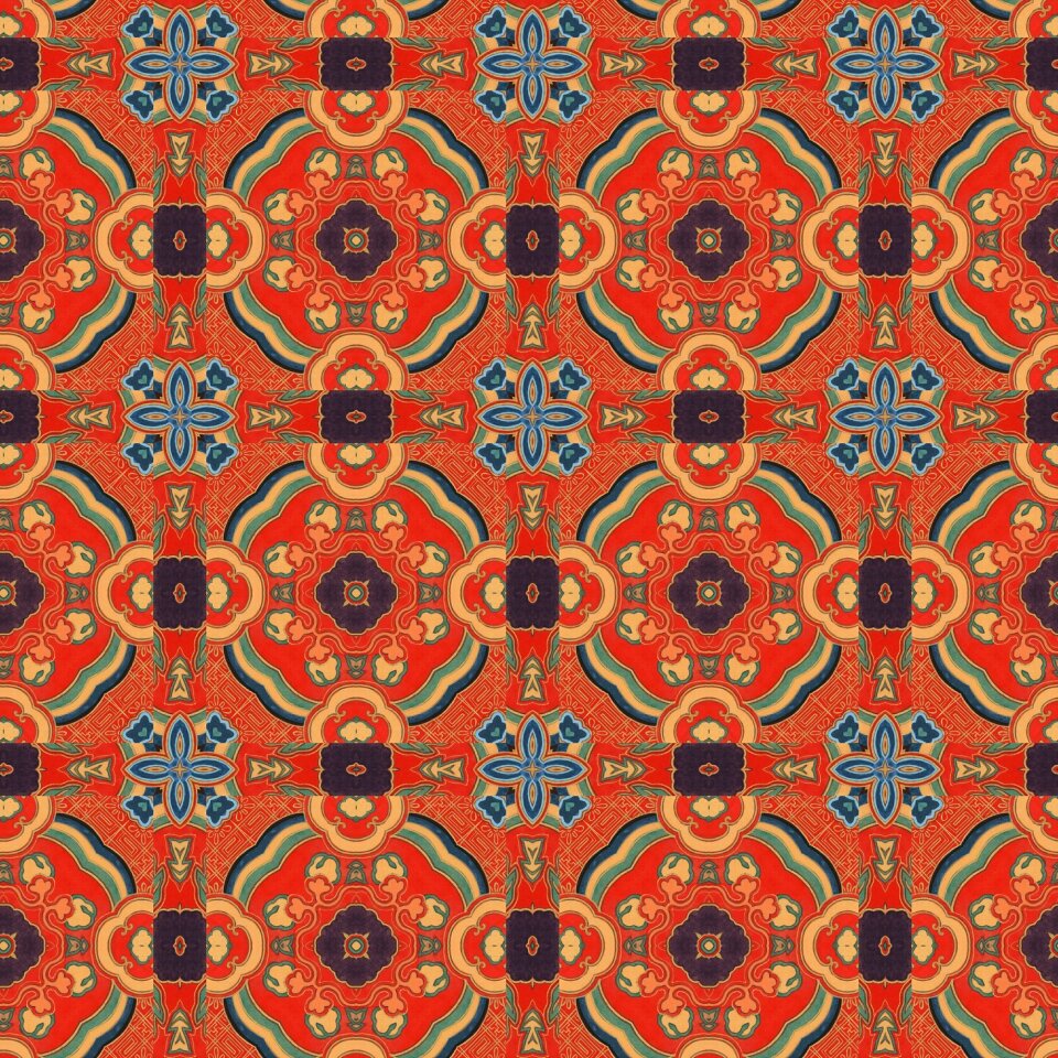 Abstract seamless tile
