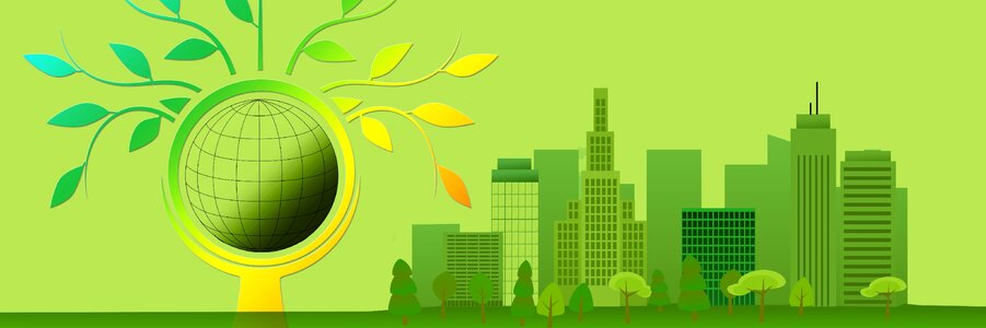 Skyline city banner