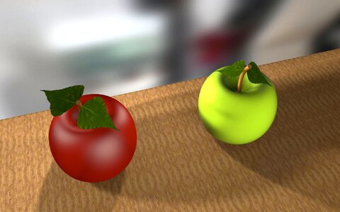 Fruit green apple vitamins