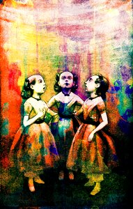 Old fashioned victorian grunge