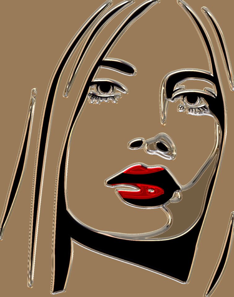 Face portrait profile