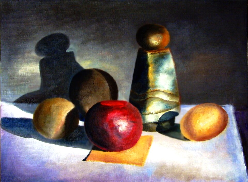 Articles author oil on canvas