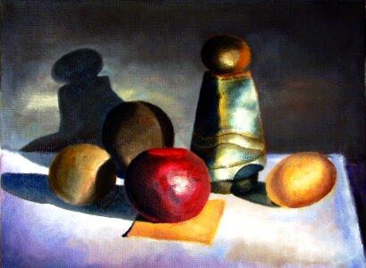 Articles author oil on canvas