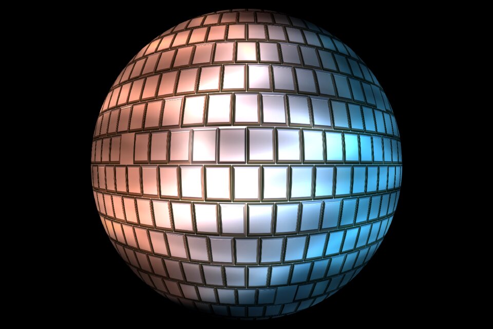 Color light reflexions texture