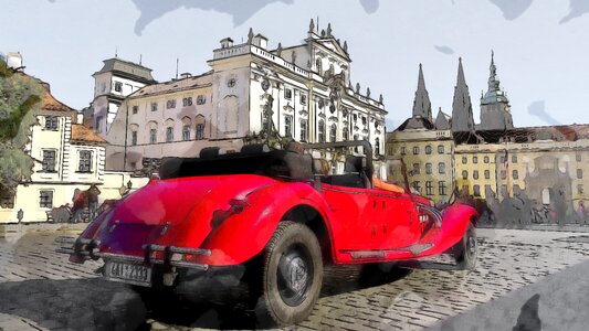 Architecture prague castle praha