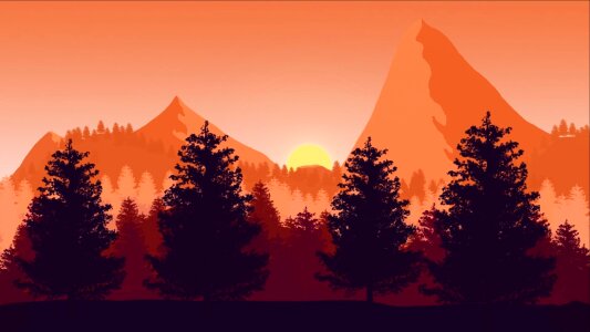 Landscape nature mountain