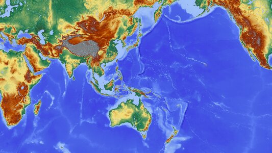 Australia indian ocean map