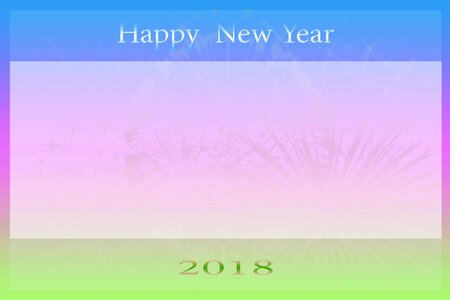 New year greeting new year 2018