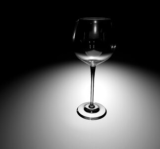 Drinking cup background illuminated